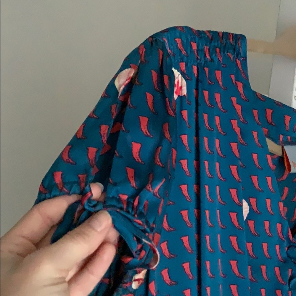 Bilingual Silk Midi dress - Picture 5 of 9